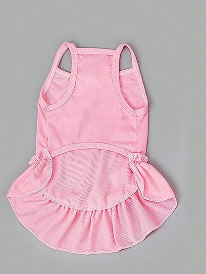 QWINEE Cat Dog Dress Cat Puppy Skirt Pet