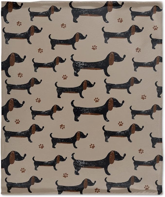 Dachshund Dog Blankets Puppy Blanket 50x40 in