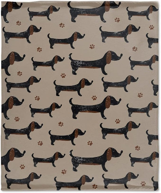Dachshund Dog Blankets Puppy Blanket 50x40 in