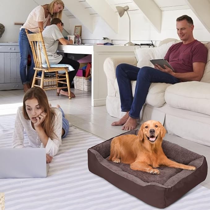 PUPPBUDD Dog Beds for Medium Dogs
