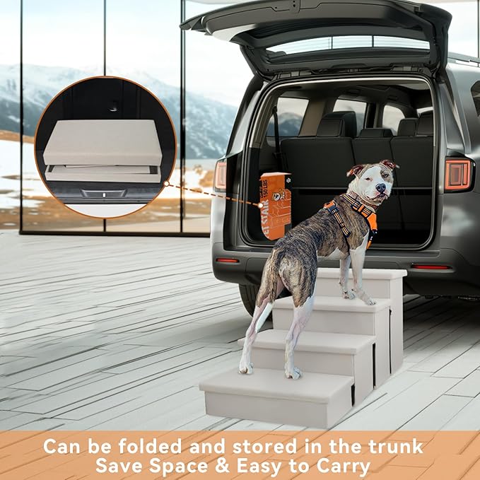 Dog Stairs 23" H, 200 lbs 4 Steps