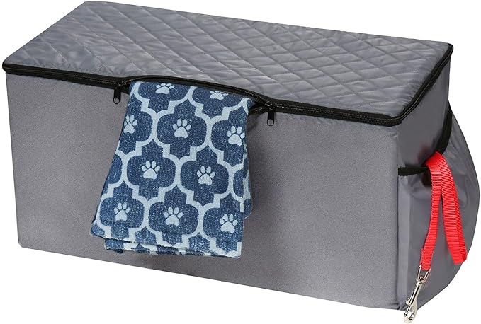 HOME DISTRICT PET Rear Car Seat Gap Filler Back Seat Extender for Dogs with Storage 100 Pounds