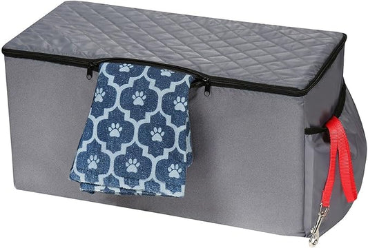 HOME DISTRICT PET Rear Car Seat Gap Filler Back Seat Extender for Dogs with Storage 100 Pounds