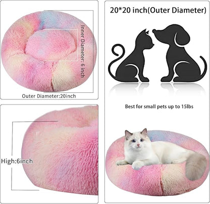 Nisrada Cat Beds for Indoor Cats 20 Inch