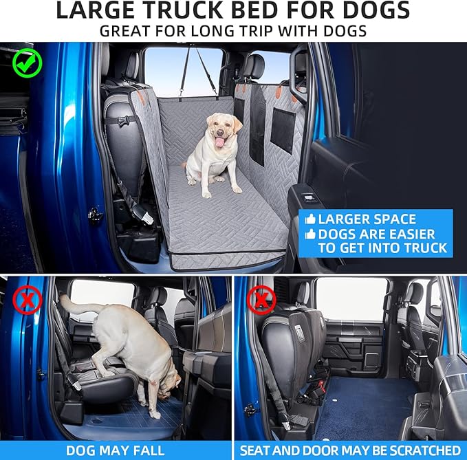 ABE Dog Car Seat Cover for Back Seat F150 & F150)