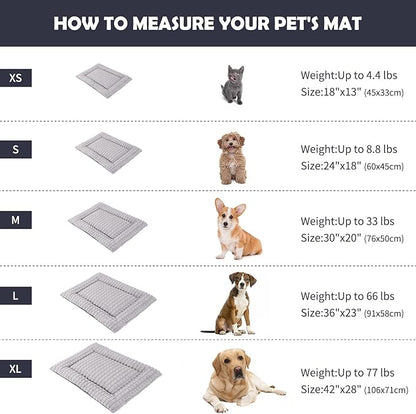 IEUUMLER Dog Bed FC014 (Gray, S(24"*18"))