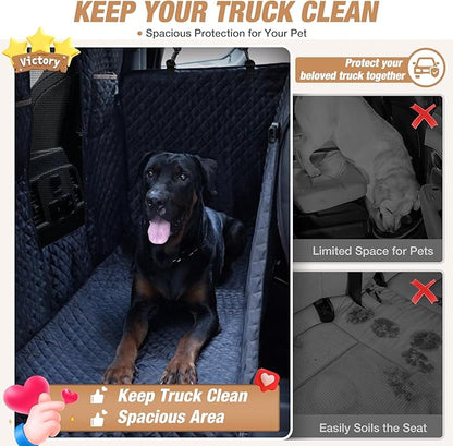 Lekereise Truck Dog Seat Cover Back Seat