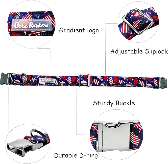 Independence Day Dog Collar