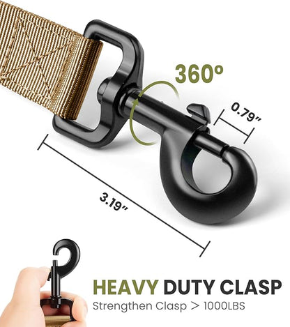 OutdoorMaster Bungee Dog Leash 2 Padded 6 FT