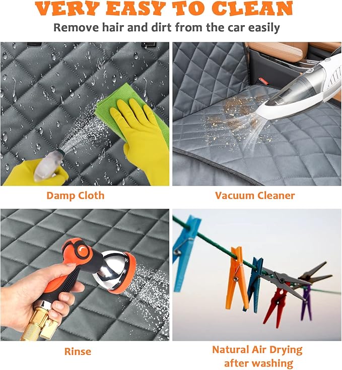 URPOWER Dog Car Seat Cover for Front Seat 100% Waterproof