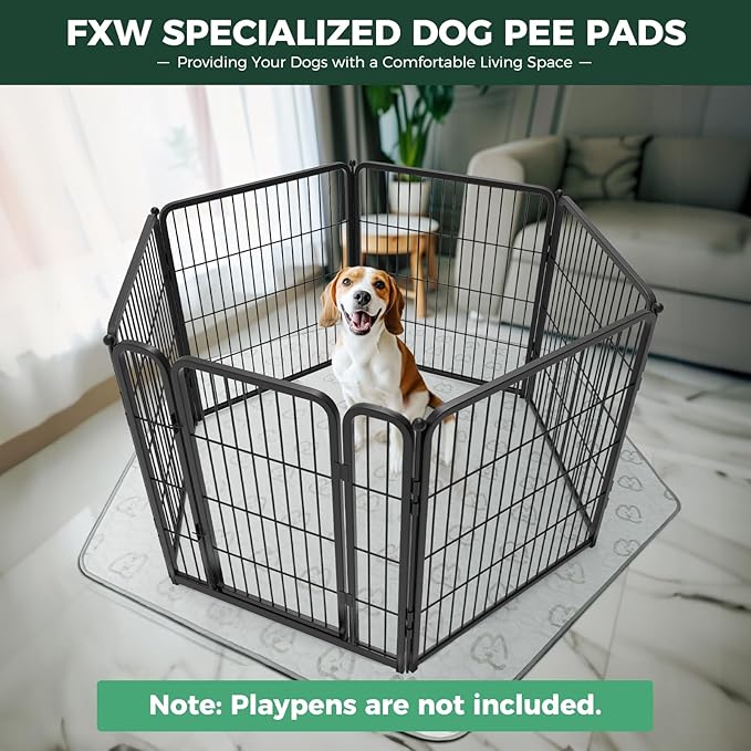 FXW Washable Pee Pads for Dogs 70" x 63", Specifically 32/40/45inch 6