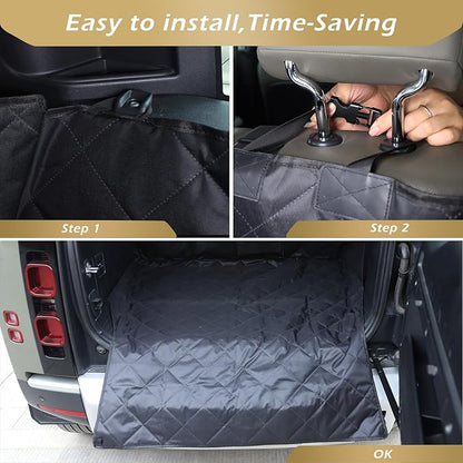 PIUGILH Car Trunk Pet Mat Cargo Liner Compatible with Land Rover Defender 2020 2021 2022 2023 2024 2025