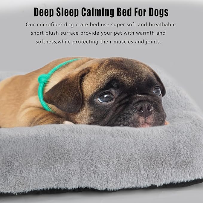 Dog Crate Bed 24 x 18 Washable 25 lbs