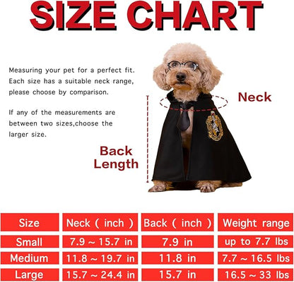 Dog cat Halloween Costume Cape