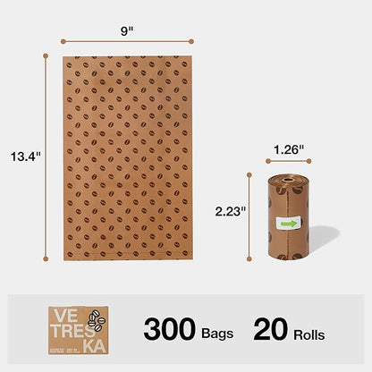 VETRESKA Dog Poop Bags 300 Count (20 Refill