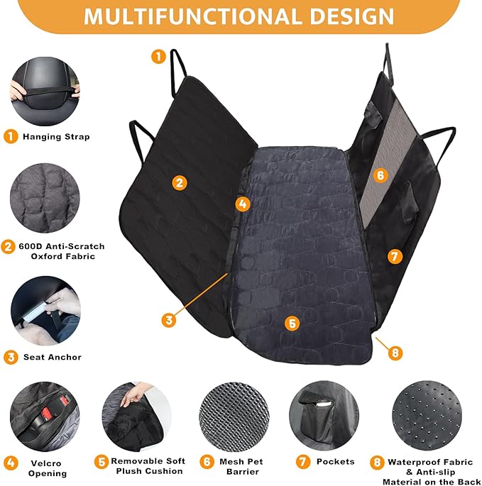 Pet Liner Set for Tesla Model Y 2 Pack