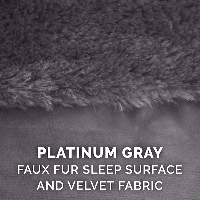 Furhaven Cooling Gel Dog Bed for Large Dogs w/ Removable Bolsters & Washable Cover 95 lbs