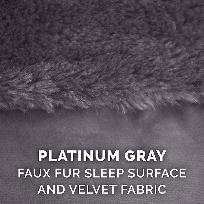 Furhaven Memory Foam Dog Bed for Large/Medium Dogs w/ Removable Bolsters & Washable Cover 55 lbs