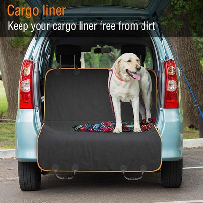 Active Pets Dog Car Seat Cover Car Seat Protector- Dog Seat Cover for Back Seat of SUVs
