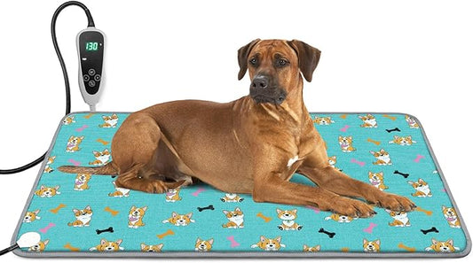 Extra Large Dog Heating Pad 47x30 in Waterproof Pet Heating Pad Smart Thermostat Switch