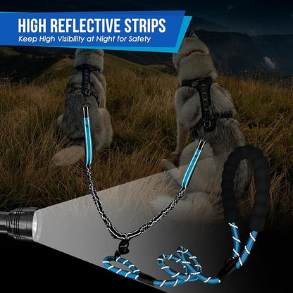 Lukovee Double Dog Leash 360° Swivel