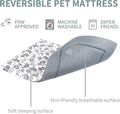 VANKEAN Dog Crate Pad Bed Mat Reversible (Warm & Cool)