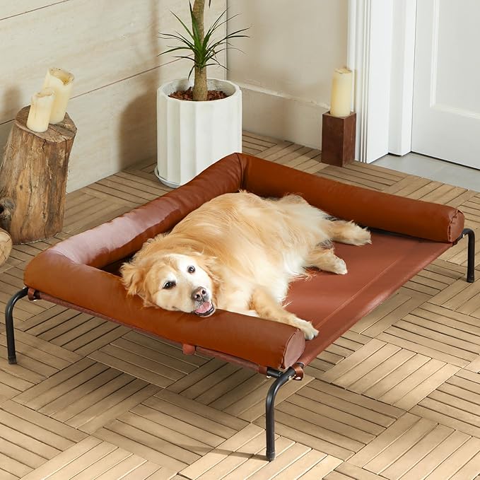 RRPETHOME Extra Large Elevated Cooling Dog Bed