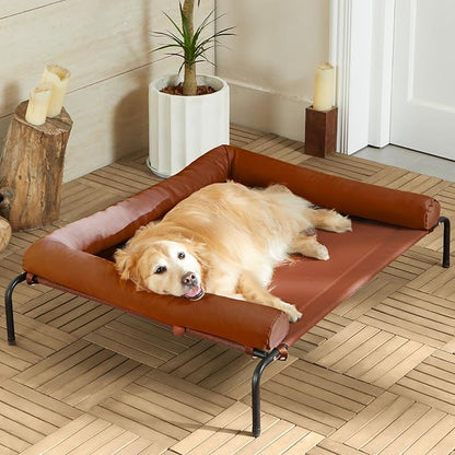RRPETHOME Large Elevated Cooling Dog Bed