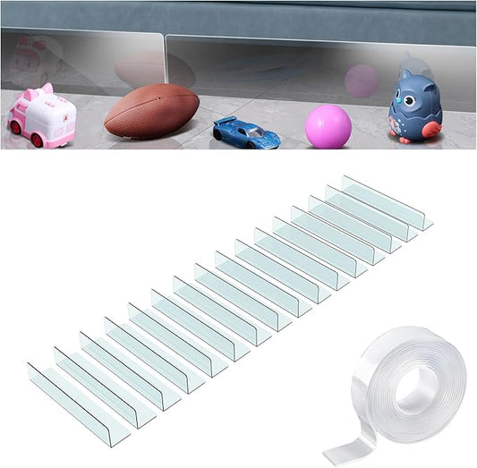 Under Couch Blocker for Pets - Couch Blocker Under Couch Sofa Furniture - Toy Blocker for Under Couch - Under Bed Pet Barrier Blockers for Pets,Dogs,Cats (16Pack, H=1.6in)