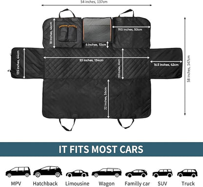 AKEfit Dog car seat Cover pet car seat Cover Dog Hammock for carHeavy Duty Oxford Cloth is Waterproof