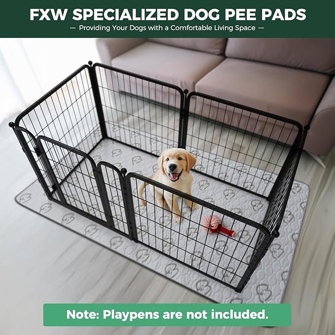FXW Washable Pee Pads for Dogs 71" x 43", Specifically 32/40/45inch 6