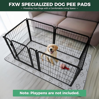FXW Washable Pee Pads for Dogs 63" x 39", Specifically 24inch 6