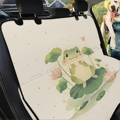 AFPANQZ Frog Dog Cat Seat Cover for Cars