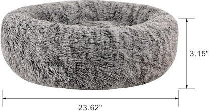 Solution4Patio Donut Small Pet Bed 23.62" Dia 3.15" H, #B607B00