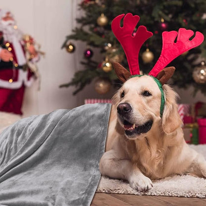 Large Dog Blanket-60 x 80" Soft Fleece Dog Blanket for Large Dog Washable