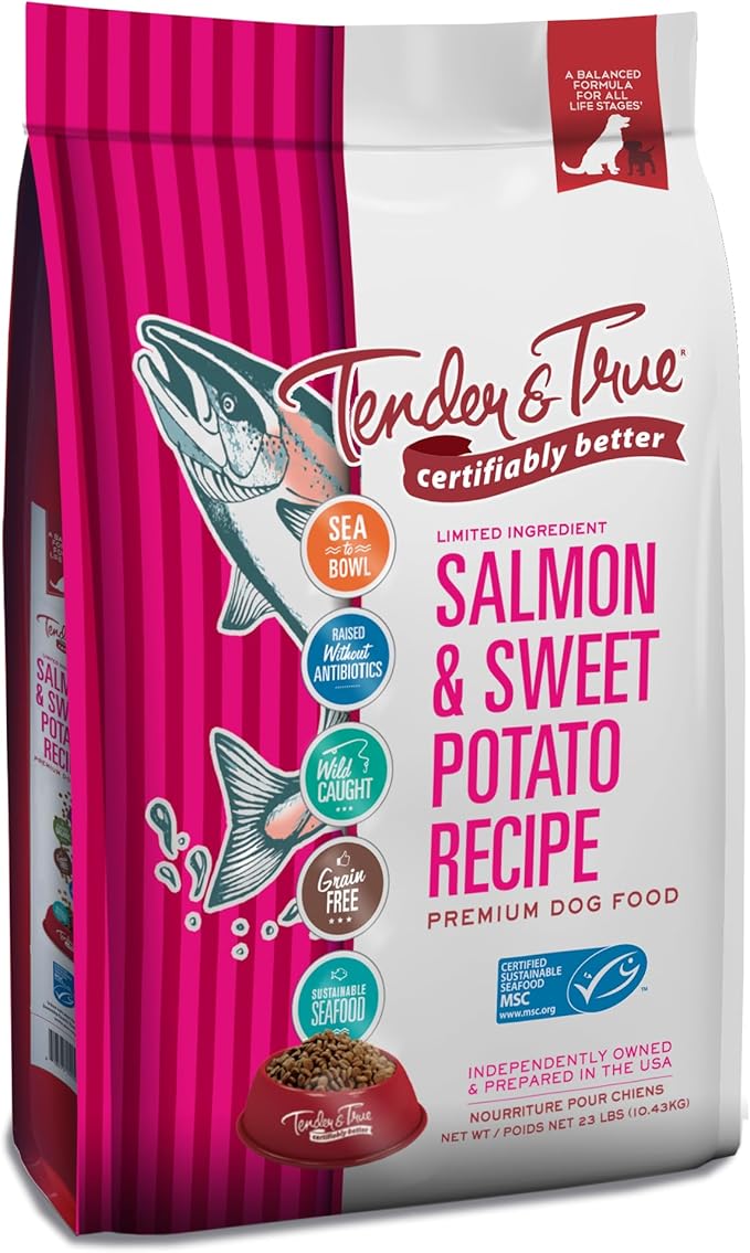 Tender & True Salmon & Sweet Potato Recipe Dog Food 23 lb.