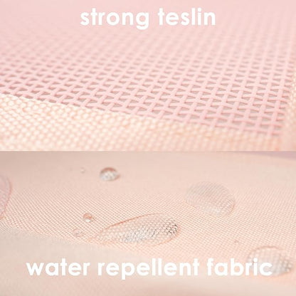 Small Elevated Dog Bed Outdoor Waterproof Use,Pink,24 * 18 * 7 inches