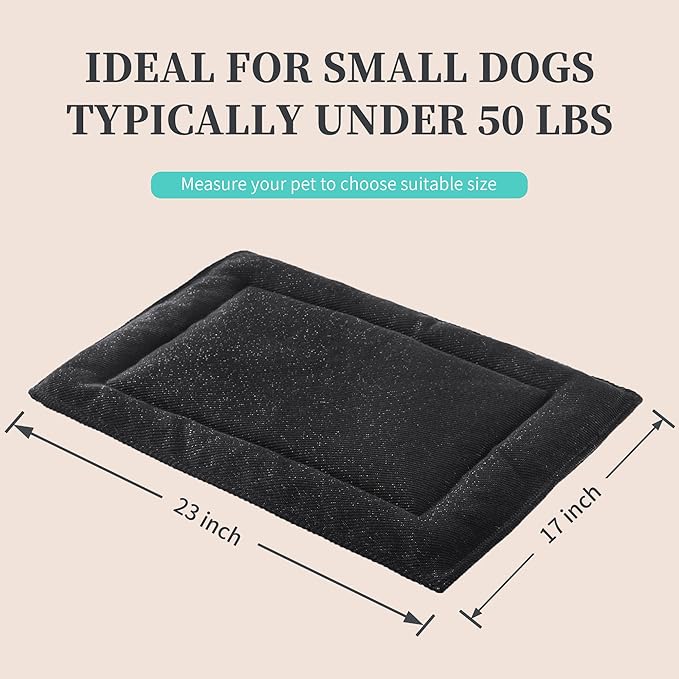MABOZOO Indestructible Dog Bed for Aggressive Chewers Washable,17x23 in