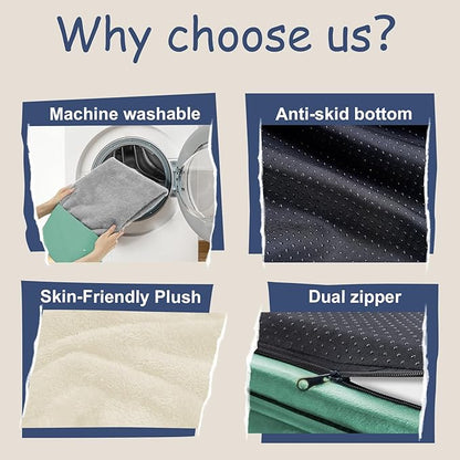 Orthopedic Washable Large Dog Bed: Large Dog Bed Bolster Waterproof