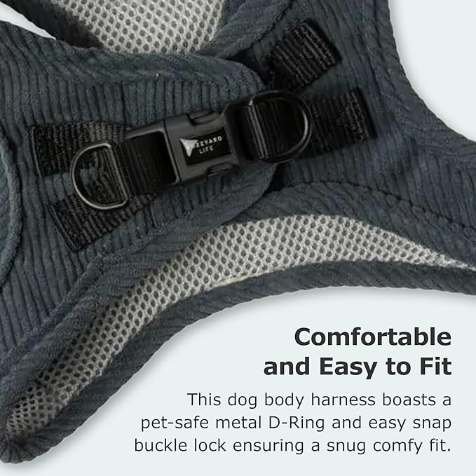 FuzzYard Life Corduroy Step in Dog Harness