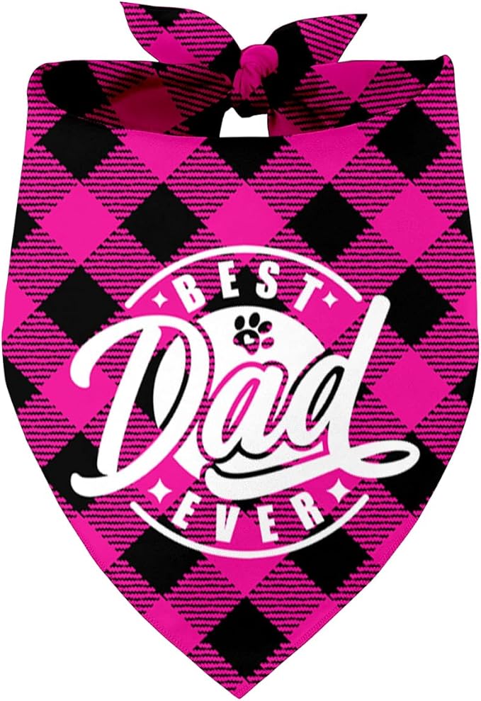 Best Dad Ever Dog Bandana (C4)