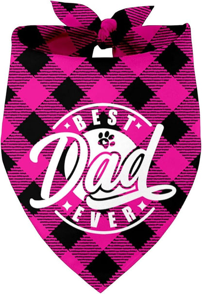 Best Dad Ever Dog Bandana (C4)