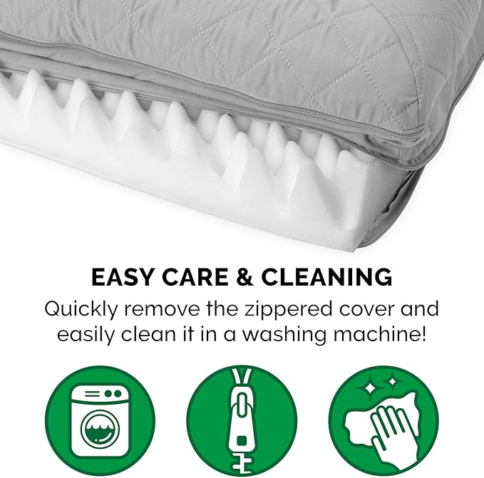 Furhaven Orthopedic Dog Bed for Medium/Small Dogs w/ Removable Bolsters & Washable Cover 35 lbs