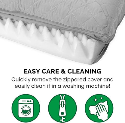 Furhaven Orthopedic Dog Bed for Large Dogs w/ Removable Bolsters & Washable Cover 95 lbs