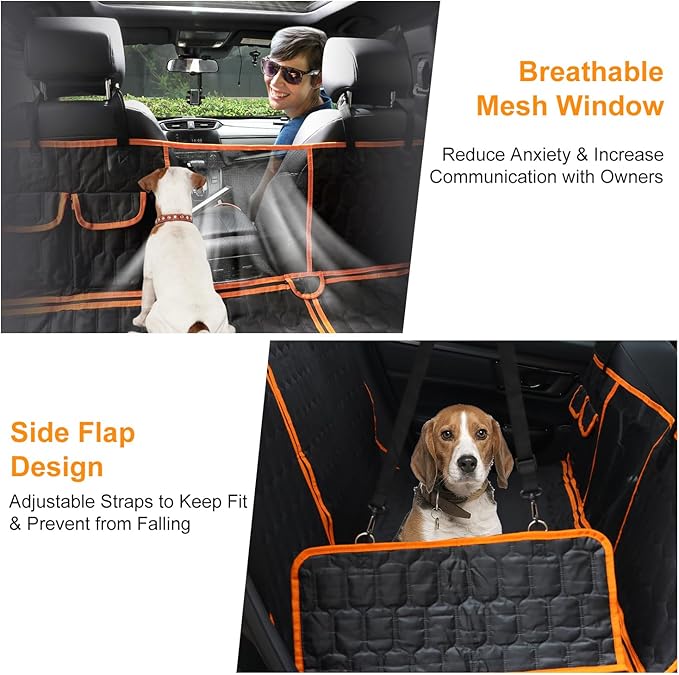 Dog Car Seat Cover for Back Seat