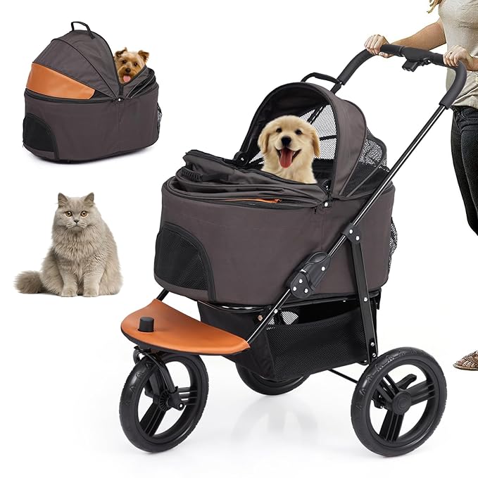 Small Pet Stroller 3 in 1 Multifunction