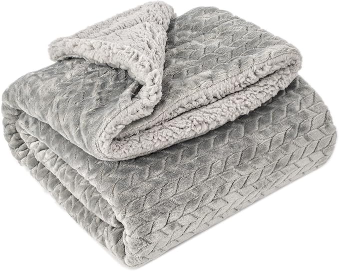 Fuzzy Blanket or Fluffy Blanket for Baby Girl or boy (40" x 48", MD-Light