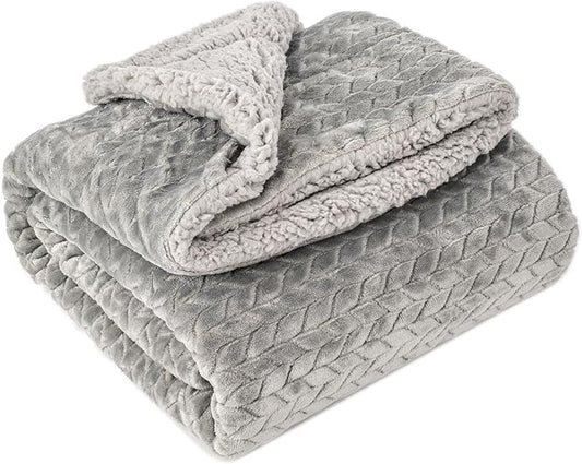 Fuzzy Blanket or Fluffy Blanket for Baby Girl or boy (40" x 48", MD-Light