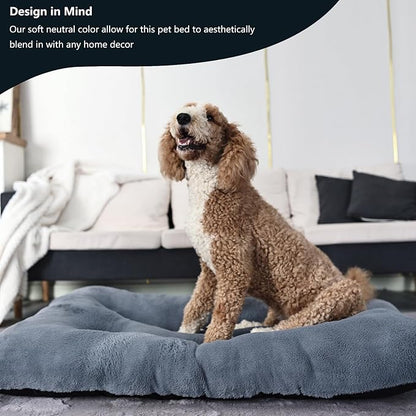 Dog Bed for Crate 42 inch for Large Dog Washable 42x28 fit