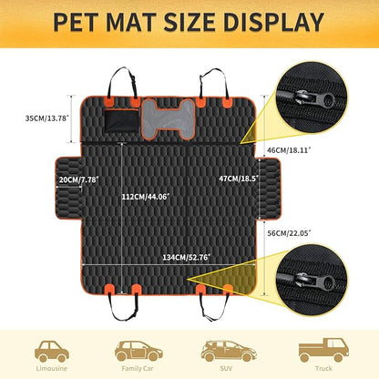 Pet car seat Cover 100% Waterproof,